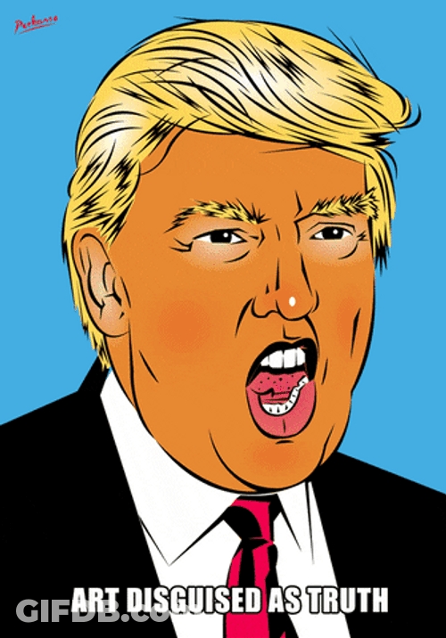 Donald Trump Dancing Head GIF