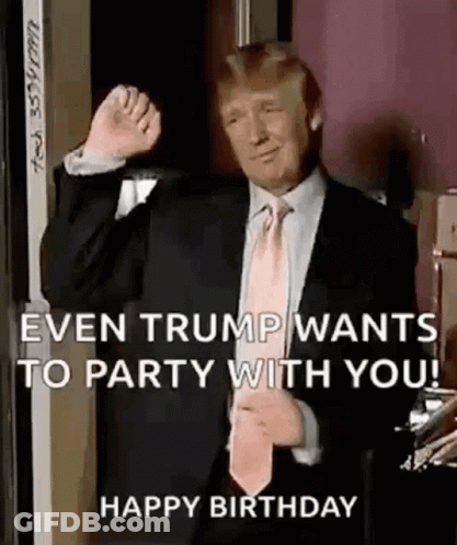 Donald Trump Dancing In Suit And Tie GIF