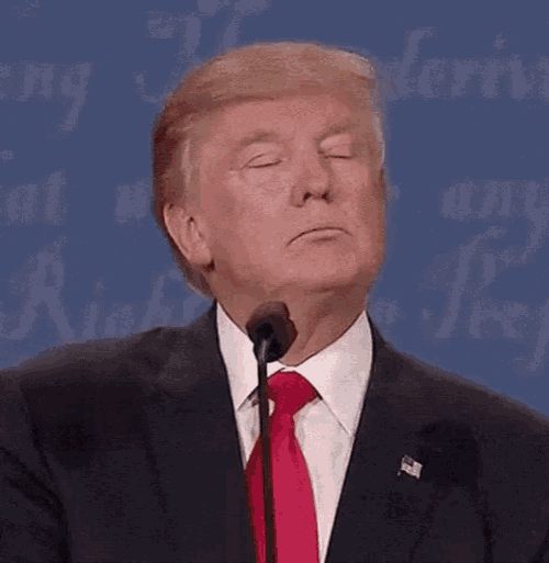 Donald Trump Drinking GIF