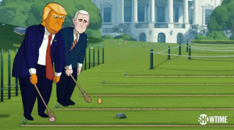 Donald Trump Easter Egg Roll GIF