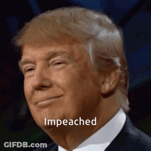 Donald Trump Face With Impeached GIF