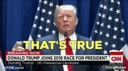Donald Trump Giving Speech GIF