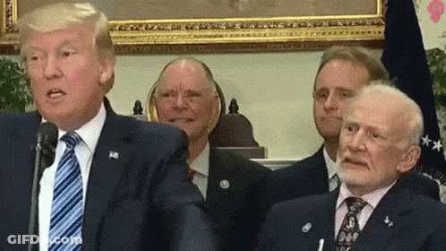 Donald Trump Giving Speech At Microphone GIF