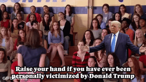 Donald Trump Giving Speech In Front Of Crowd GIF