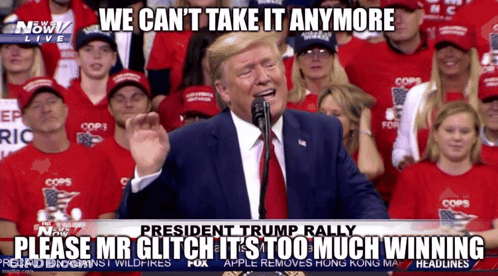Donald Trump Giving Speech We Can't Take It Anymore GIF