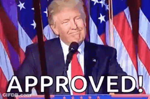 Donald Trump Giving Speech With Approved GIF