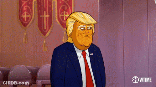 Donald Trump Giving Thumbs Up Next To Man GIF