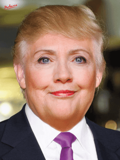 Donald Trump Glow UP Funny Meme GIF