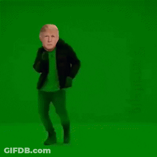 Donald Trump Head Dancing GIF