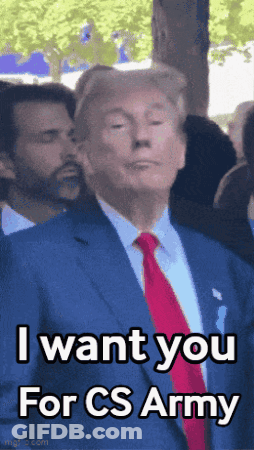 Donald Trump I Want You For CS Army GIF