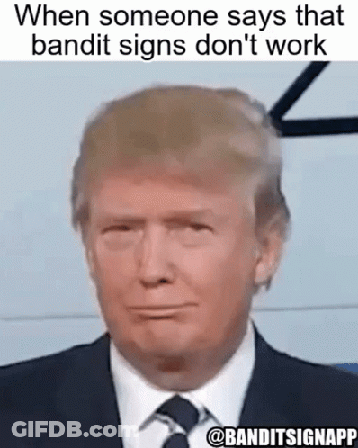 Donald Trump In Suit And Tie Making Face GIF