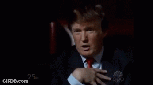 Donald Trump Is Giving A Speech And Says You 'Re Fired . GIF