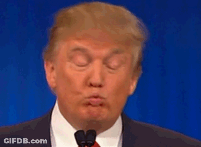 Donald Trump Making Face Dancing GIF