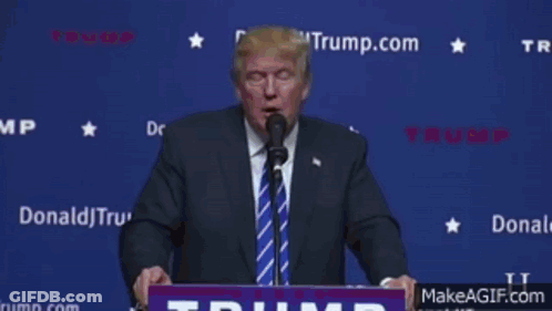 Donald Trump Making Funny Face GIF