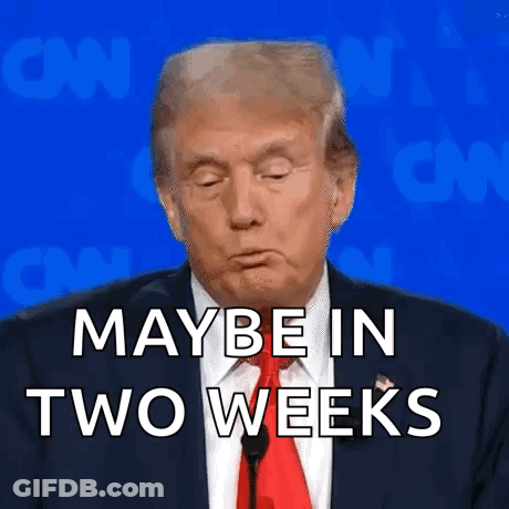 Donald Trump Making Funny Face Into Microphone GIF