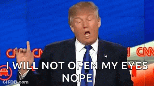 Donald Trump Making Funny Face On CNN GIF