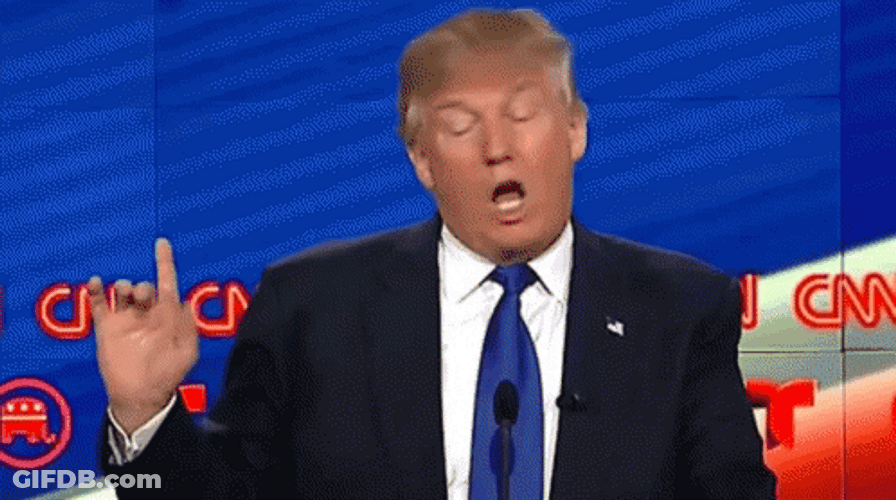 Donald Trump No No Shaking Finger GIF