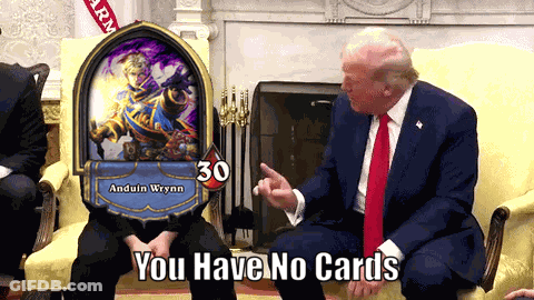 Donald Trump On Couch With Anduin Wynn 30 GIF