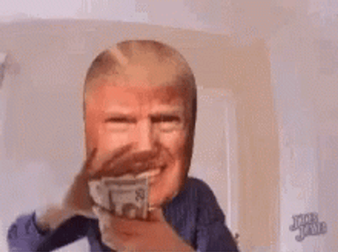 Donald Trump Raining Money GIF