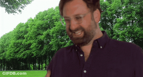 Donald Trump Running Track With Trees GIF