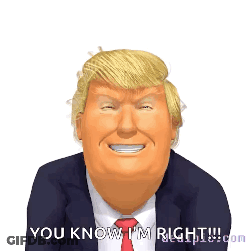 Donald Trump Saying You Know I'm Right GIF