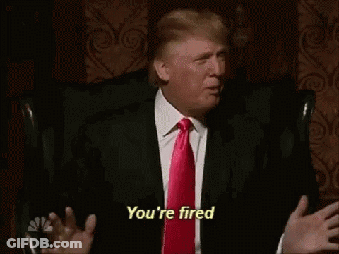 Donald Trump Sitting In Suit Talking GIF