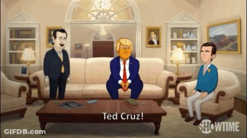 Donald Trump Sitting On Couch Showtime GIF