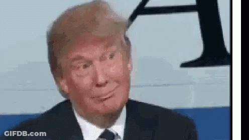 Donald Trump Smiling In Suit GIF