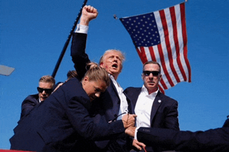 Donald Trump Trump Fist Pump Meme GIF