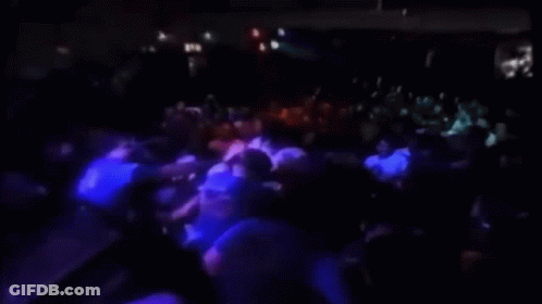 Donald Trump Under Spotlight With Word Nice GIF