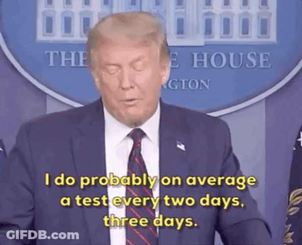 Donald Trump White House Testing GIF