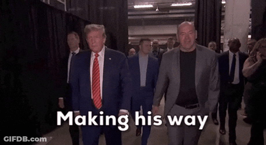 Donald Trump Wwe Making His Way GIF