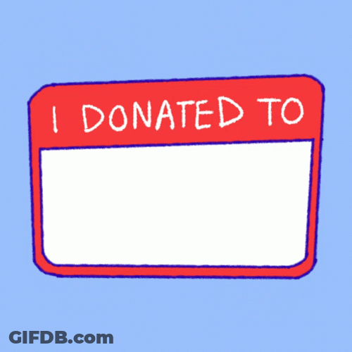 Donation Card Animation GIF