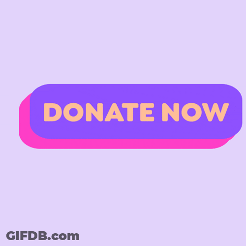 Donation Violet Text GIF