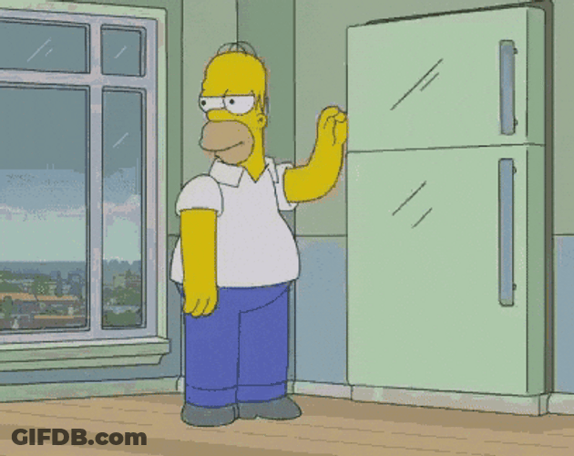 Done And Done Homer Lie Down On Bed GIF