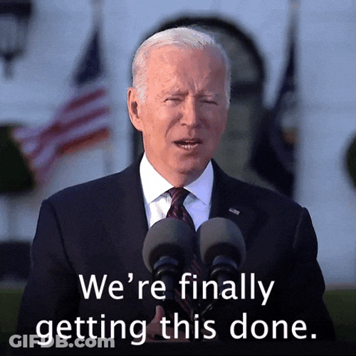 Done And Done Joe Biden Finish Speech GIF