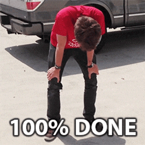 Done And Done Man Lie Down On The Road GIF