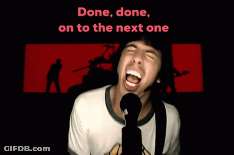 Done To The Next One Foo Fighters GIF