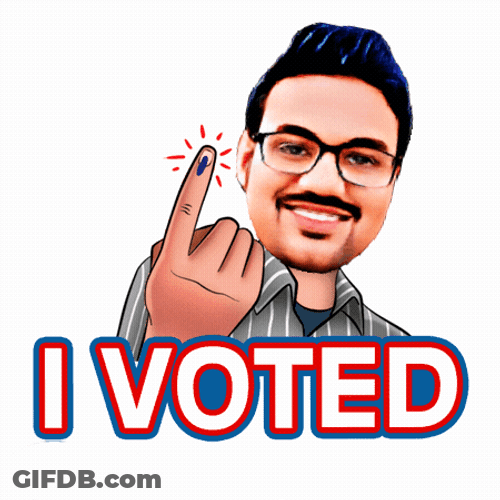 Done Vote Inked Finger GIF