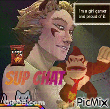 Donkey Kong And Doritos Bag GIF