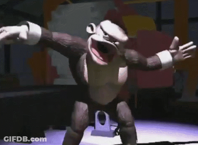 Donkey Kong Bluster Kong Dance GIF