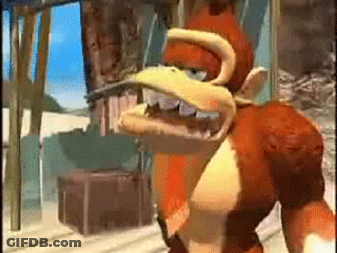 Donkey Kong Country Cartoon Intro GIF