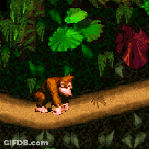 Donkey Kong DKC3 Hand Slap GIF