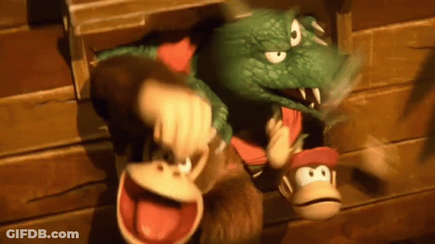 Donkey Kong Hyped-Up SSBU GIF
