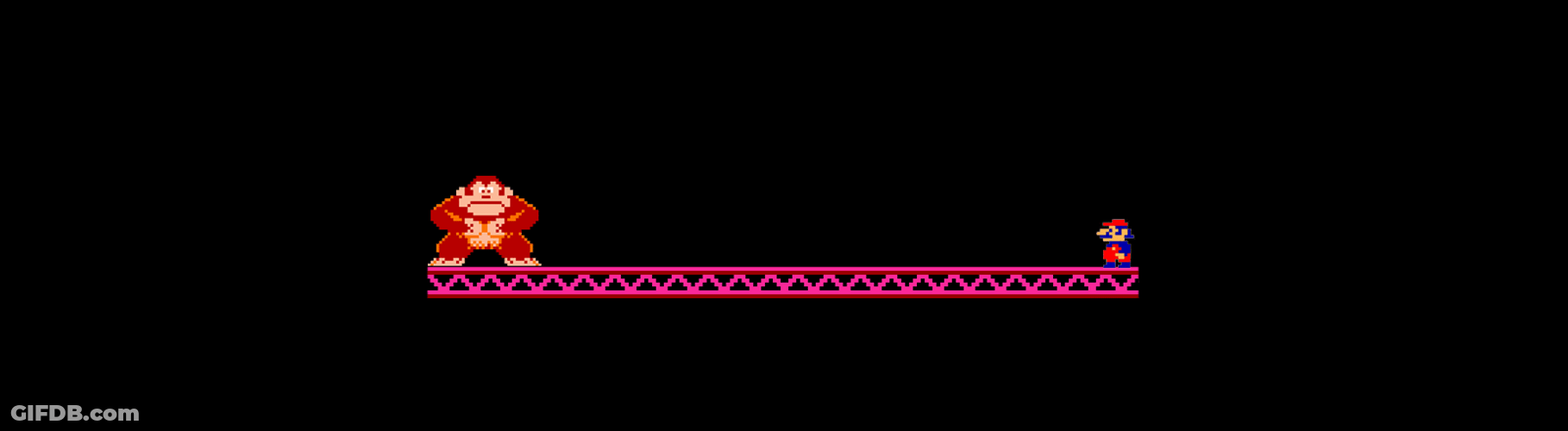 Donkey Kong Vs Mario Arcade Art GIF