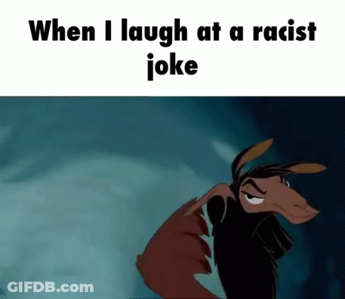 Donkey Saying When I Laugh At A Racist Joke GIF