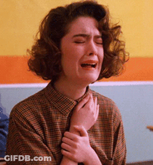 Donna Hayward Sobbing Out GIF