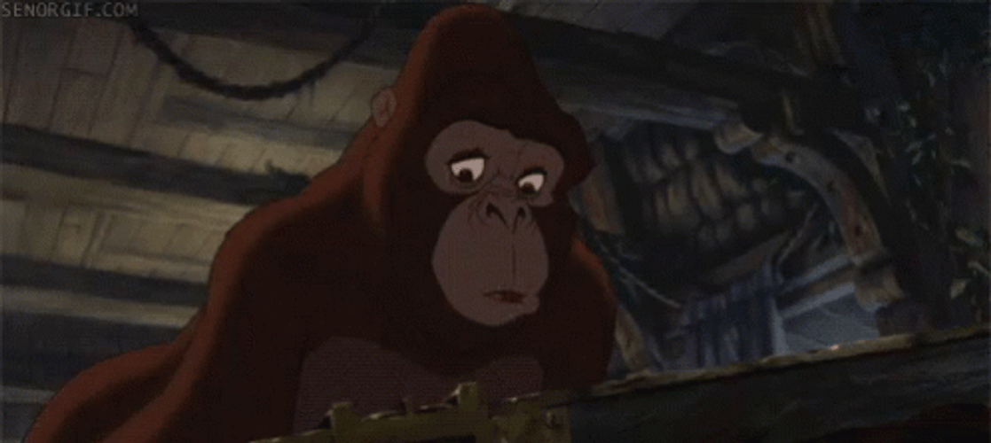 Donnie Thornberry As Baby Tarzan GIF