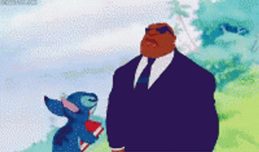 Donnie Thornberry With Stitch GIF