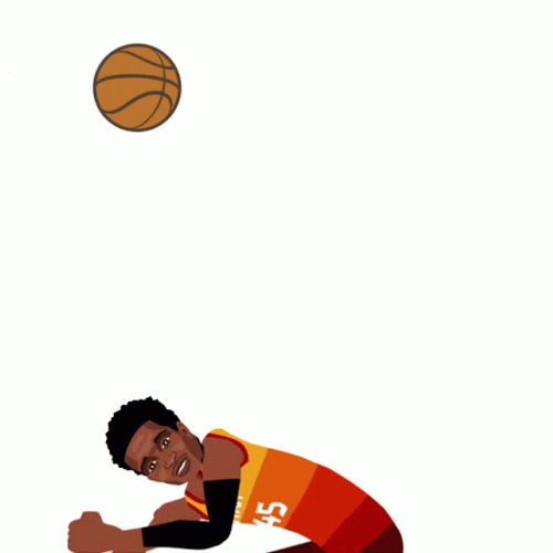 Donovan Mitchell Dunk Cartoon GIF